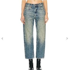 R13 Clinton Blue Boyfriend Jeans NWT